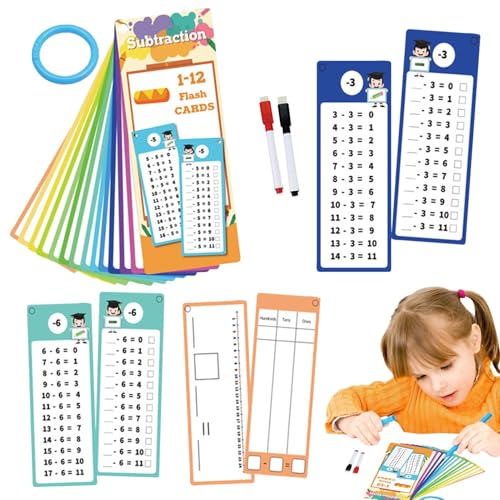 Wezalget Times Tabellen Flash-Karten | 1-12 Multiplikationstabellen für Kinder |15 Mathekarten für Addition Subtraktion Multiplikation und Division | Mathematikspiel für 1. 3. Klasse Wezalget Times Tabellen Flash-Karten | 1-12 Multiplikationstabellen für Kinder |15 Mathekarten für Addition Subtraktion Multiplikation und Division | Mathematikspiel für 1. 3. Klasse von Wezalget