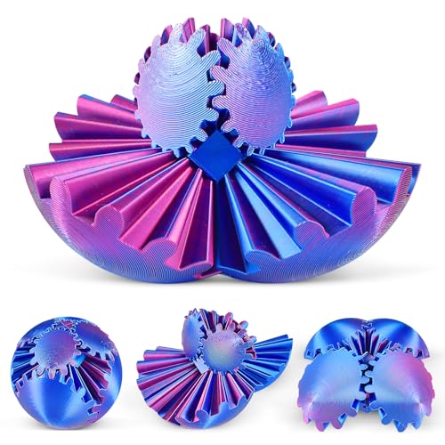 Gear Ball, Gear Sphere, 3D-Gedruckter Zahnradball, Entspannungsspielzeug 3D Zahnradkugel, Verwendet für Angst Entspannung Spielzeug, Erwachsene und Kind Geburtstag Geschenk Spielzeug Gear Ball, Gear Sphere, 3D-Gedruckter Zahnradball, Entspannungsspielzeug 3D Zahnradkugel, Verwendet für Angst Entspannung Spielzeug, Erwachsene und Kind Geburtstag Geschenk Spielzeug von Wffeila