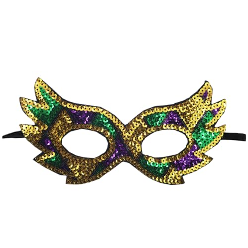 Whakano 1 Stück Karnevalsmaske Damen,Venezianische Tricolor Gold Lila Grün Halbgesichtsmaske,Maskenball Augenmaske für Frauen,Maske für Karneval Halloween Ball Party Kostüm Cosplay Abendkleid,Stil H Whakano 1 Stück Karnevalsmaske Damen,Venezianische Tricolor Gold Lila Grün Halbgesichtsmaske,Maskenball Augenmaske für Frauen,Maske für Karneval Halloween Ball Party Kostüm Cosplay Abendkleid,Stil H von Whakano