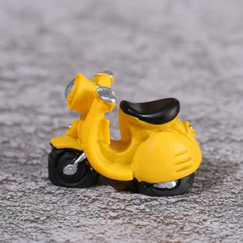 Whakano 15 Stück Mini Motorrad Ornament,Miniatur Puppenhaus Zubehör,Miniatur Puppenhaus Set,Mikro-Landschaft,Kunstharz Ornamente,für Zimmerdeko Geschenkidee,Gelb Whakano 15 Stück Mini Motorrad Ornament,Miniatur Puppenhaus Zubehör,Miniatur Puppenhaus Set,Mikro-Landschaft,Kunstharz Ornamente,für Zimmerdeko Geschenkidee,Gelb von Whakano