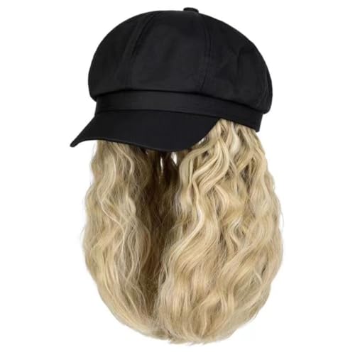 Whakano Mütze mit Haaren,Baseballkappe mit Perücke,Kurze Haarteil Synthetische Lockige Perücken,Haarkappe,Haare für Karneval/Fasching & Mottoparty Halloween Weihnachten Party,Schwarz Beige Whakano Mütze mit Haaren,Baseballkappe mit Perücke,Kurze Haarteil Synthetische Lockige Perücken,Haarkappe,Haare für Karneval/Fasching & Mottoparty Halloween Weihnachten Party,Schwarz Beige von Whakano