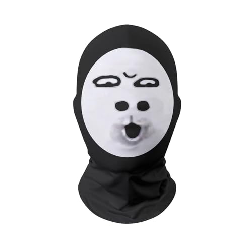 Whbbbj Kopfbedeckung, Gesichtsbedeckung, realistische Gesichtsbedeckung, vollständige Gesichtsbedeckung, personalisierte Maske, lustige Gesichtsmaske, seltsame Maske, Parodie-Maske, lustige(I) von Whbbbj