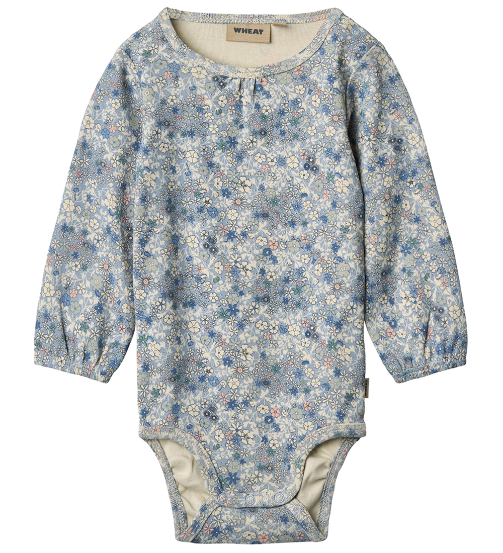 Wheat Body l/ä - Elmine - Blue Summer Blumen - Wheat - 56 - Body L/Ä Wheat Body l/ä - Elmine - Blue Summer Blumen - Wheat - 56 - Body L/Ä von Wheat