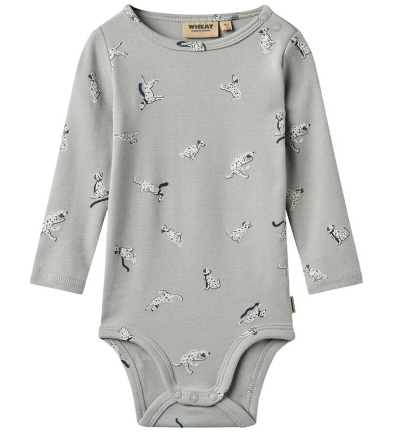 Wheat Body l/ä - Freddie - Hunde mit Dots - Wheat - 74 - Body L/Ä Wheat Body l/ä - Freddie - Hunde mit Dots - Wheat - 74 - Body L/Ä von Wheat