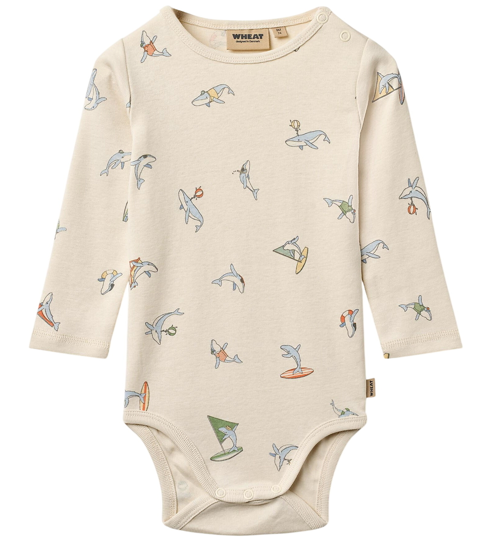 Wheat Body l/ä - Freddie - Whale Friends - Wheat - 68 - Body L/Ä Wheat Body l/ä - Freddie - Whale Friends - Wheat - 68 - Body L/Ä von Wheat
