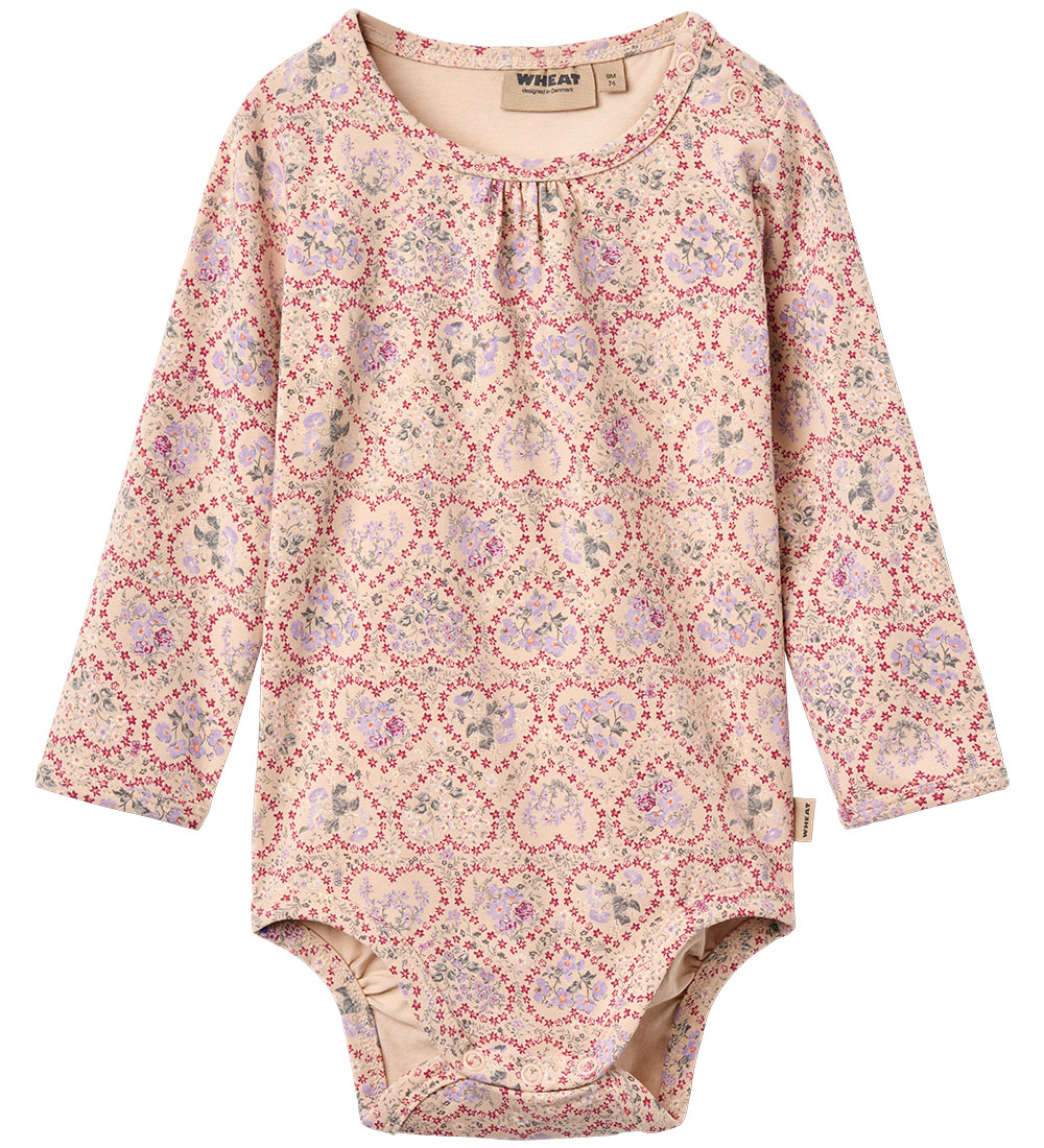 Wheat Body l/ä - Liv - Magenta Heart Blumen - Wheat - 62 - Body L/Ä Wheat Body l/ä - Liv - Magenta Heart Blumen - Wheat - 62 - Body L/Ä von Wheat