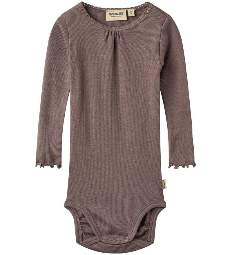 Wheat Body l/ä - Rib - Lotta - Plum Trüffel - Wheat - 1 Jahr (80) - Body L/Ä von Wheat