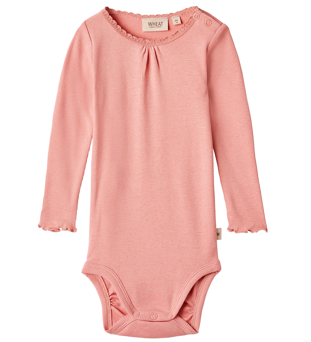 Wheat Body l/ä - Rib - Lotta - Rosette - Wheat - 1 Jahr (80) - Body L/Ä von Wheat