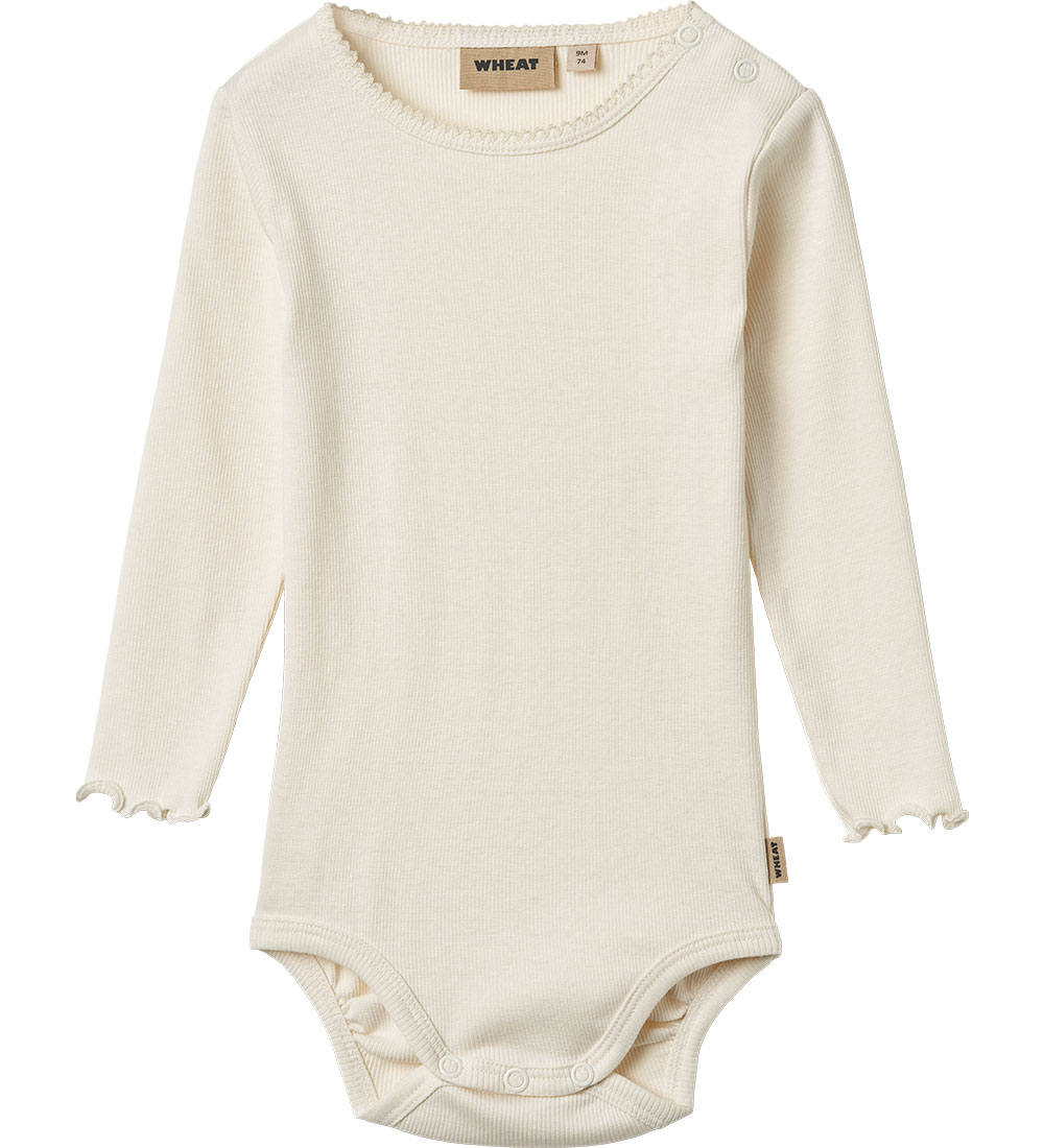 Wheat Body l/ä - Rib - Regitze - Ivory - Wheat - 1½ Jahre (86) - Body L/Ä von Wheat