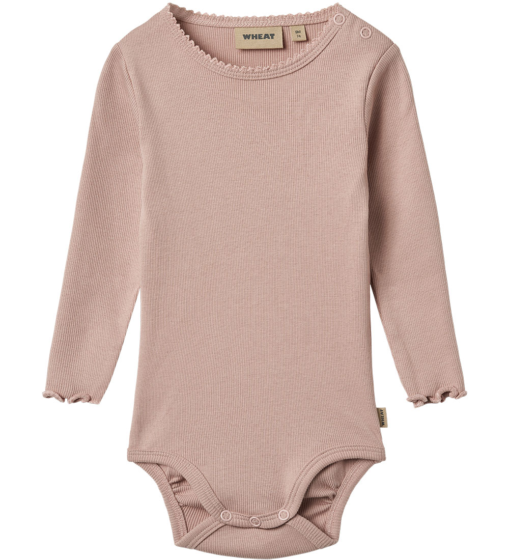 Wheat Body l/ä - Rib - Regitze - Rose Powder - Wheat - 2 Jahre (92) - Body L/Ä von Wheat