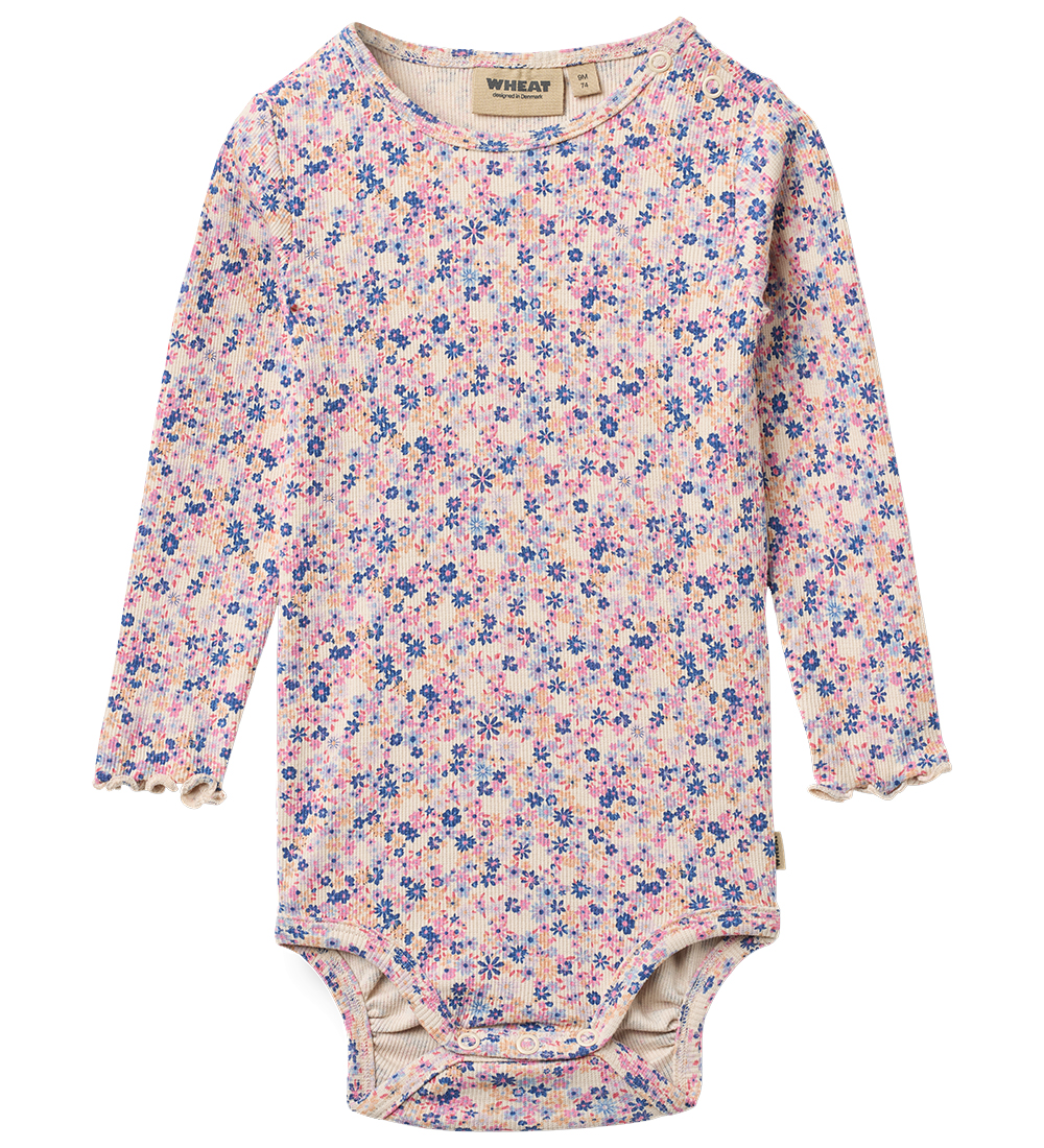 Wheat Body l/ä - Rib - Rie - Pink Blue Blumen - Wheat - 56 - Body L/Ä Wheat Body l/ä - Rib - Rie - Pink Blue Blumen - Wheat - 56 - Body L/Ä von Wheat