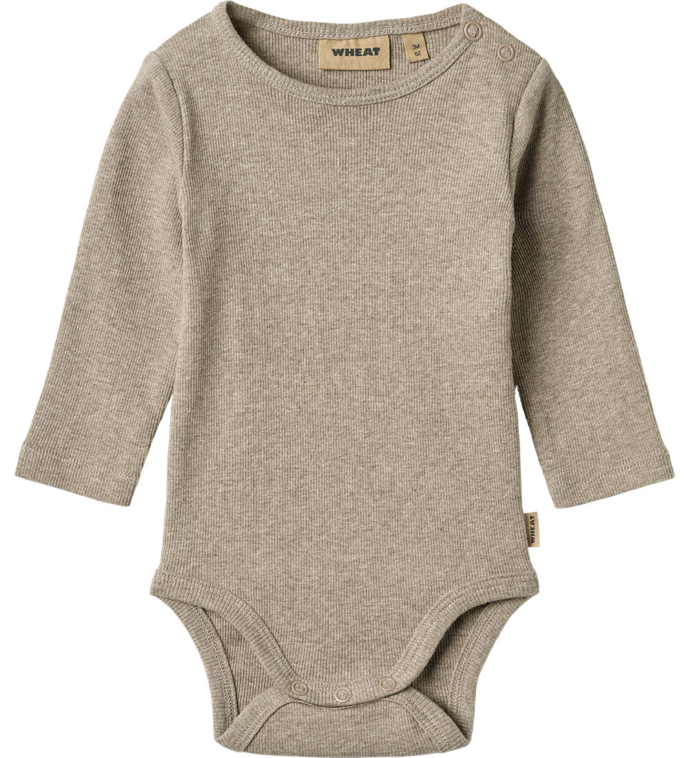 Wheat Body l/ä - Rib - Spencer - Kiesmischung - Wheat - 1½ Jahre (86) - Body L/Ä von Wheat