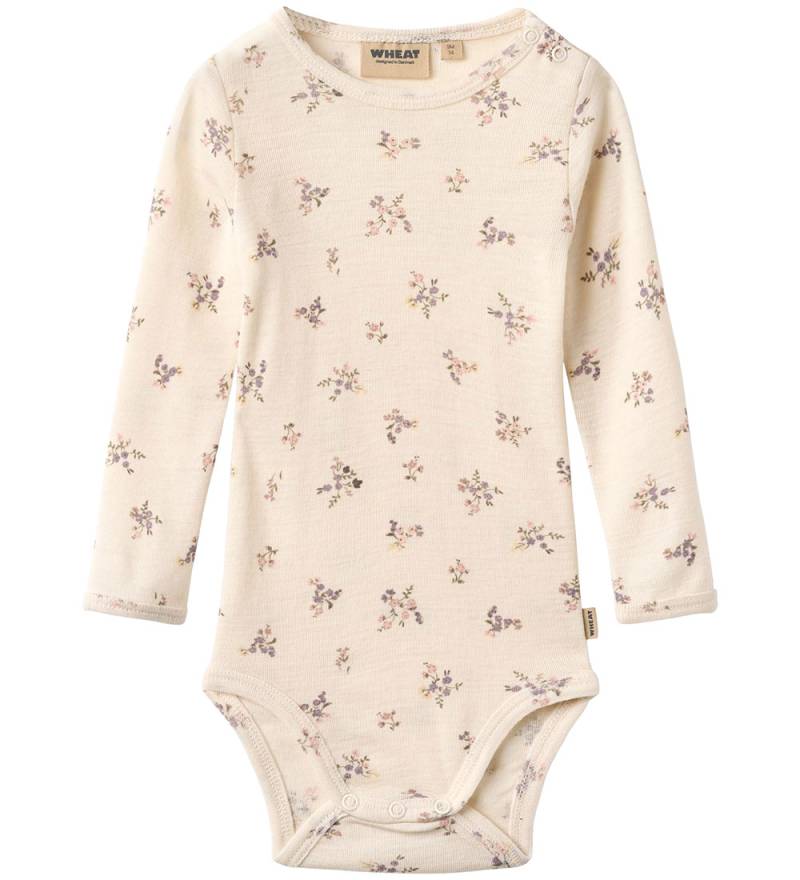 Wheat Body l/ä - Wolle - Lucca - Eierschalenblumen - Wheat - 2 Jahre (92) - Body L/Ä von Wheat