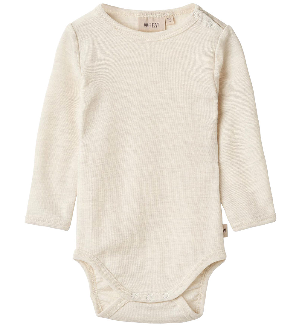 Wheat Body l/ä - Wolle - Lucca - Eierschalenmelierte - Wheat - 68 - Body L/Ä Wheat Body l/ä - Wolle - Lucca - Eierschalenmelierte - Wheat - 68 - Body L/Ä von Wheat