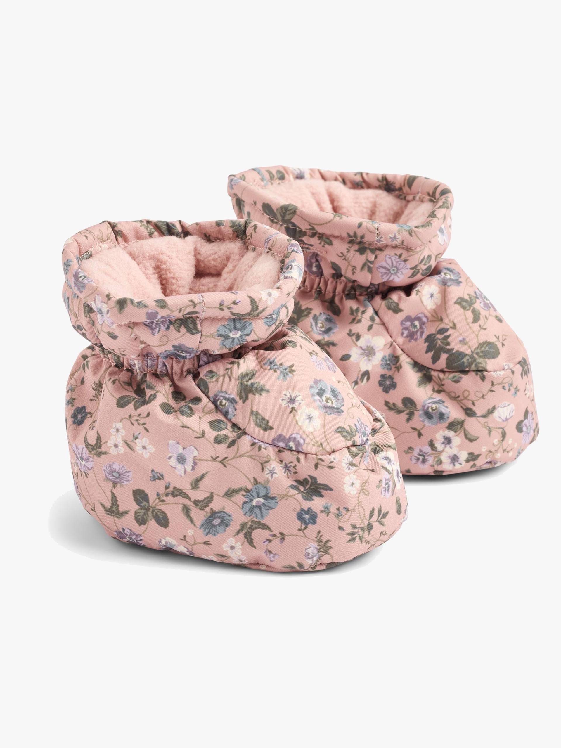 Wheat Fuffa Überziehschuhe, Rose Powder Flowers, 9-12 Monate von Wheat