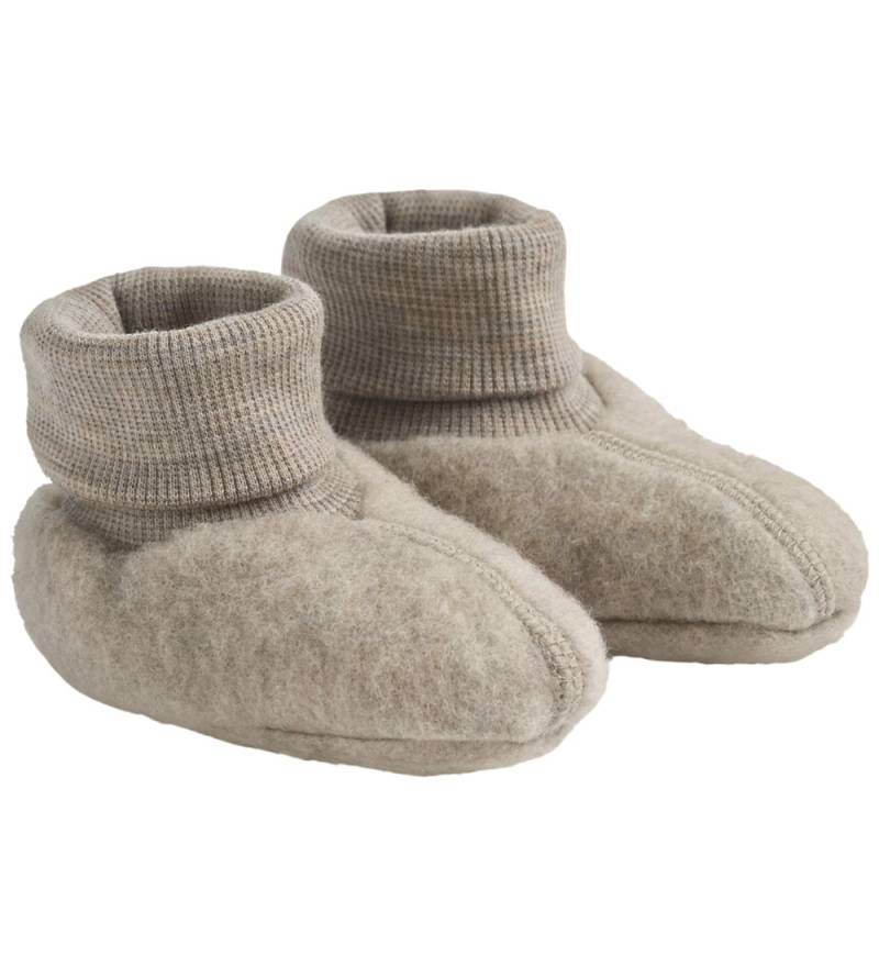 Wheat Krabbelschuhe - Wolle - Khaki Melange - Wheat - 0-6 mt - Krabbelschuhe Wheat Krabbelschuhe - Wolle - Khaki Melange - Wheat - 0-6 mt - Krabbelschuhe von Wheat