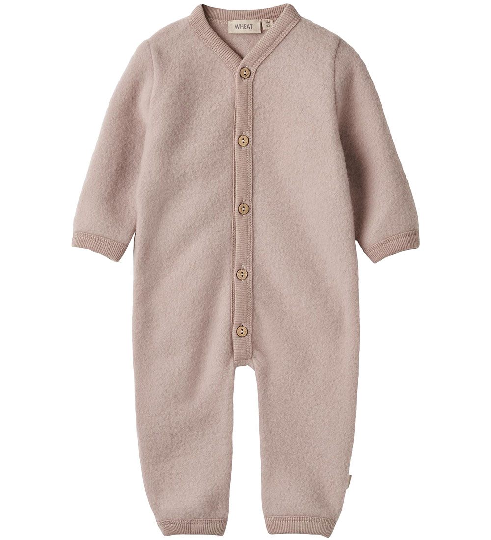 Wheat Strampler - Wollfleece - Levi - Dry Rose - Wheat - 56 - Overalls Wheat Strampler - Wollfleece - Levi - Dry Rose - Wheat - 56 - Overalls von Wheat