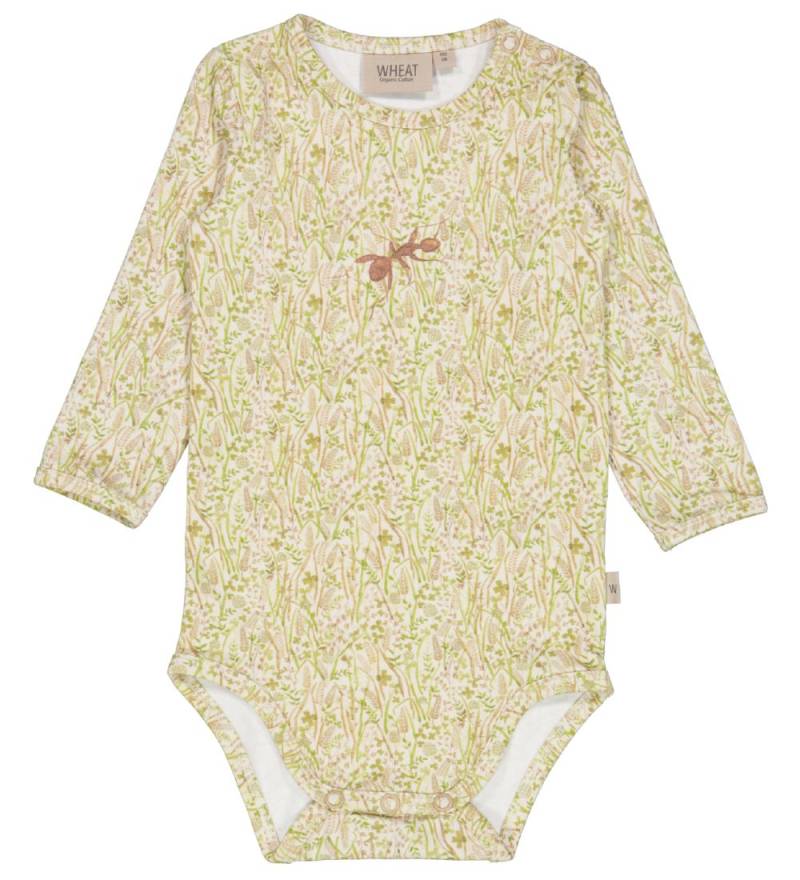 Wheat x Rodinia Body l/ä - Limitierte Auflage - Aquarell-Graslan - Wheat - 1 Jahr (80) - Body L/Ä von Wheat
