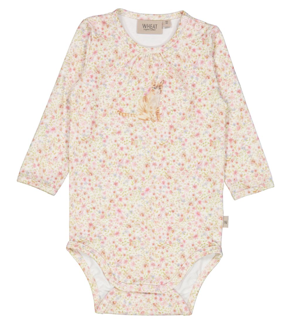 Wheat x Rodinia Body l/ä - Limitierte Auflage - Aquarellblumen - Wheat - 2 Jahre (92) - Body L/Ä von Wheat