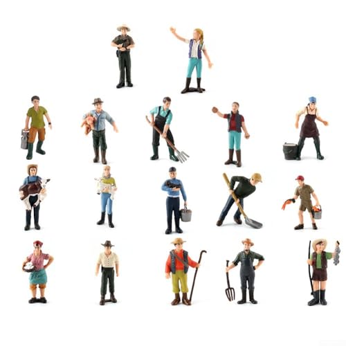 Crafted Model People Set Perfectly Detailed Shepherd & Farmer Characters for Trains (ZQ372) von WheatThrive