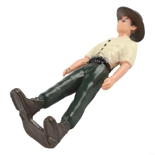 Simulation People for Model Trains Hand Painted PVC Shepherd and Farmer Figures for Diorama (ZQ377) von WheatThrive