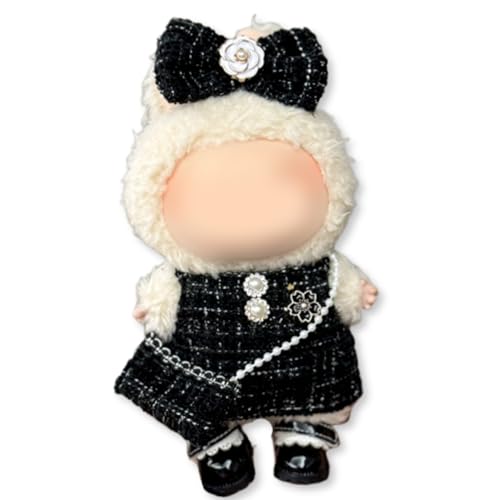 17 cm Puppenkleidungsset für Puppenzubehör, Anzug, keine Puppe, nur Kleidung, 1 Hut + 1 Flasche + 1 Pullover, niedliche Plüschkleidung für 17 cm große Puppen Jungen und Mädchen für beste Geschenke (E) 17 cm Puppenkleidungsset für Puppenzubehör, Anzug, keine Puppe, nur Kleidung, 1 Hut + 1 Flasche + 1 Pullover, niedliche Plüschkleidung für 17 cm große Puppen Jungen und Mädchen für beste Geschenke (E) von Whimsezbox