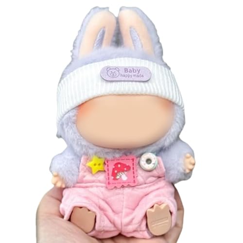 17 cm Puppenkleidungsset für Puppenzubehör, Anzug, keine Puppe, nur Kleidung, 1 Hut + 1 Flasche + 1 Pullover, niedliche Plüschkleidung für 17 cm große Puppen Jungen und Mädchen für beste Geschenke (B) 17 cm Puppenkleidungsset für Puppenzubehör, Anzug, keine Puppe, nur Kleidung, 1 Hut + 1 Flasche + 1 Pullover, niedliche Plüschkleidung für 17 cm große Puppen Jungen und Mädchen für beste Geschenke (B) von Whimsezbox