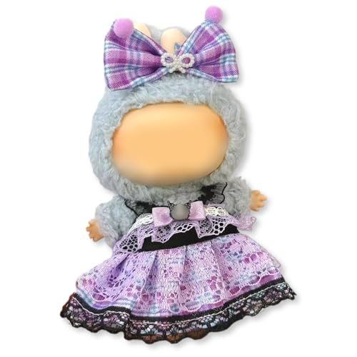 17 cm Puppenkleidungsset für Puppenzubehör, Anzug, keine Puppe, nur Kleidung, 1 Hut + 1 Flasche + 1 Pullover, niedliche Plüschkleidung für 17 cm große Puppen Jungen und Mädchen für beste Geschenke (C) 17 cm Puppenkleidungsset für Puppenzubehör, Anzug, keine Puppe, nur Kleidung, 1 Hut + 1 Flasche + 1 Pullover, niedliche Plüschkleidung für 17 cm große Puppen Jungen und Mädchen für beste Geschenke (C) von Whimsezbox