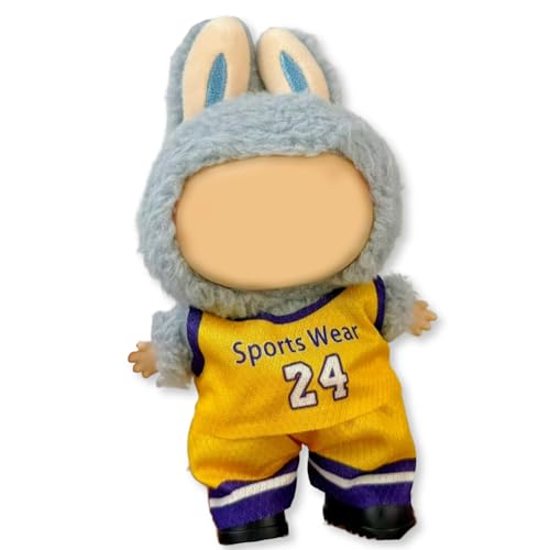 17 cm Puppenkleidungsset für Puppenzubehör, Anzug, keine Puppe, nur Kleidung, 1 Hut + 1 Flasche + 1 Pullover, niedliche Plüschkleidung für 17 cm große Puppen Jungen und Mädchen für beste Geschenke (J) 17 cm Puppenkleidungsset für Puppenzubehör, Anzug, keine Puppe, nur Kleidung, 1 Hut + 1 Flasche + 1 Pullover, niedliche Plüschkleidung für 17 cm große Puppen Jungen und Mädchen für beste Geschenke (J) von Whimsezbox