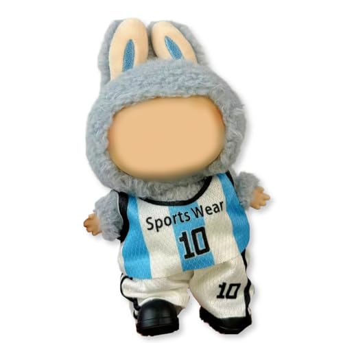 17 cm Puppenkleidungsset für Puppenzubehör, Anzug, keine Puppe, nur Kleidung, 1 Hut + 1 Flasche + 1 Pullover, niedliche Plüschkleidung für 17 cm große Puppen Jungen und Mädchen für beste Geschenke (I) 17 cm Puppenkleidungsset für Puppenzubehör, Anzug, keine Puppe, nur Kleidung, 1 Hut + 1 Flasche + 1 Pullover, niedliche Plüschkleidung für 17 cm große Puppen Jungen und Mädchen für beste Geschenke (I) von Whimsezbox
