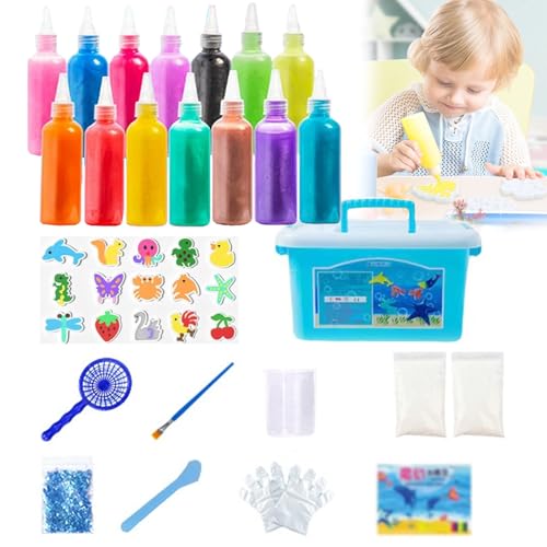 Whimsyard Contcove Sicheres Lernset „Magischer Wasserelf“, „Magisches Wasserelfen-Spielzeug“, „Aqua-Fee-Wassergel-Set“, DIY-Spielzeug Für Kinder (Anfänger-Edition) von Whimsyard