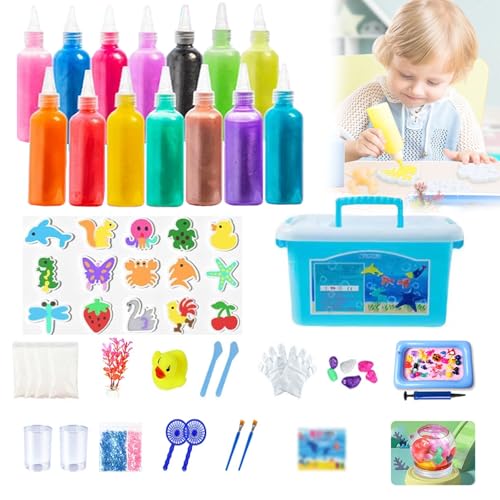 Whimsyard Contcove Sicheres Lernset „Magischer Wasserelf“, „Magisches Wasserelfen-Spielzeug“, „Aqua-Fee-Wassergel-Set“, DIY-Spielzeug Für Kinder (Deluxe-Edition) von Whimsyard