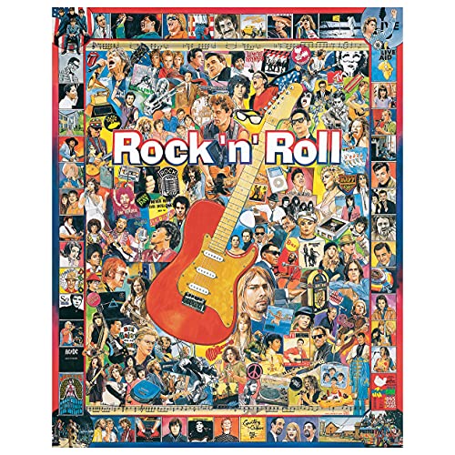 Rock 'n' Roll Jigsaw Puzzle Ultimate Trivia 1000 Pieces 24"X30" WM409 Rock 'n' Roll Jigsaw Puzzle Ultimate Trivia 1000 Pieces 24"X30" WM409 von White Mountain