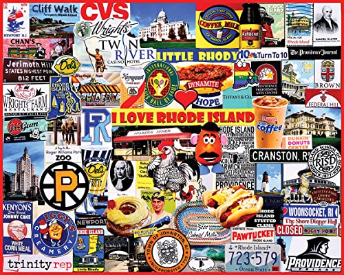 White Mountain Puzzles I Love Rhode Island, 1000-teiliges Puzzle von White Mountain