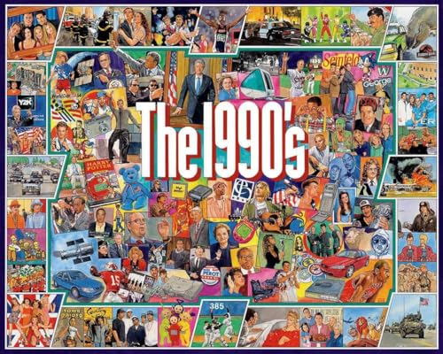 White Mountain Puzzles Jigsaw Puzzle 1000 Pieces 24"X30"-The Nineties White Mountain Puzzles Jigsaw Puzzle 1000 Pieces 24"X30"-The Nineties von White Mountain