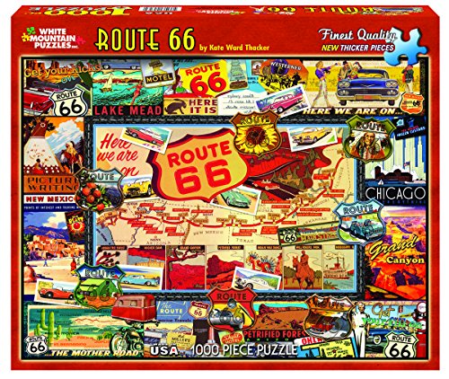White Mountain 747 Route 66 Puzzle, 1 EA von White Mountain