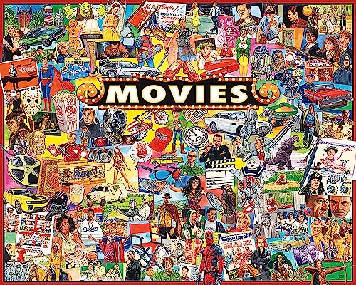 White Mountain Puzzles The Movies - 1000 Piece Jigsaw Puzzle von White Mountain