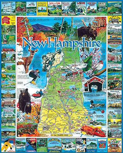 Puzzle 1000 Teile - Best of New Hampshire von White Mountain