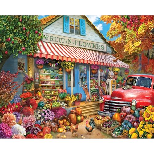 White Mountain Fruit N Flowers Puzzle 1000 Teile Vintage Frühling Puzzle für Erwachsene White Mountain Fruit N Flowers Puzzle 1000 Teile Vintage Frühling Puzzle für Erwachsene von White Mountain