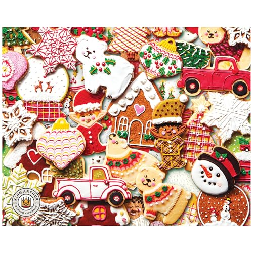 White Mountain Holiday Cookies-King Arthur Mehl Puzzle 1000 Teile Winter Weihnachten Puzzle für Familien und Erwachsene White Mountain Holiday Cookies-King Arthur Mehl Puzzle 1000 Teile Winter Weihnachten Puzzle für Familien und Erwachsene von White Mountain