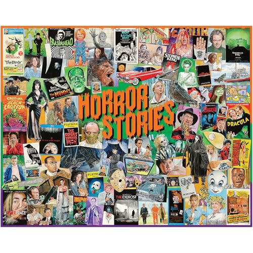 White Mountain Horror Stories Halloween Puzzles 1000 Teile Puzzle für Herbst und Herbst von White Mountain