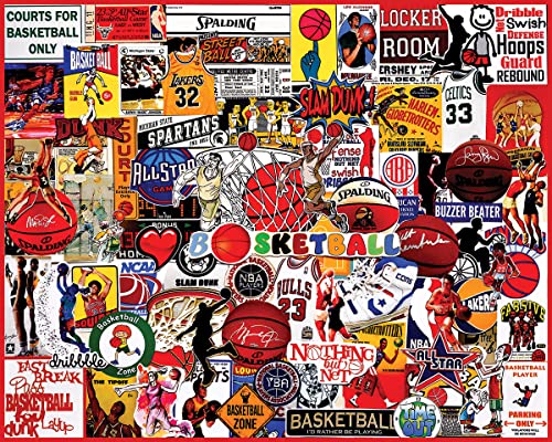 White Mountain - I Love Basketball, 1000-teiliges Puzzle, Basketball-Puzzle, NBA von White Mountain