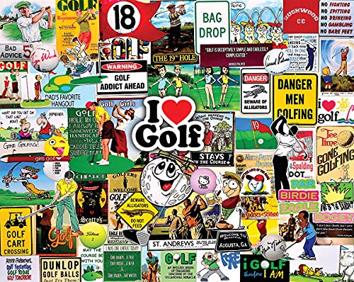 White Mountain Puzzle I Love Golf 1000 Teile Puzzle 610 x 760 mm White Mountain Puzzle I Love Golf 1000 Teile Puzzle 610 x 760 mm von Unbekannt
