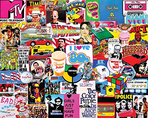 White Mountain Puzzle I Love the 80s 1000 Teile Puzzle 610 x 760 mm von White Mountain