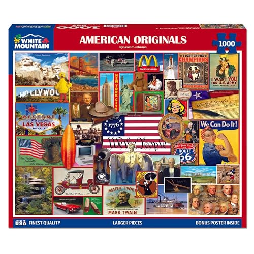 White Mountain Puzzles - American Originals – 1000 Teile Puzzle für Erwachsene von White Mountain