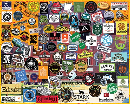 White Mountain Puzzles Beers of New England Puzzle 1000 Teile von White Mountain