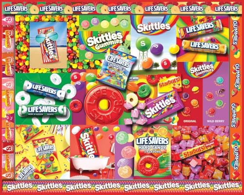 White Mountain Puzzles Fruity Candy 1000 Teile Puzzle Fun Food Puzzles für Familie von White Mountain