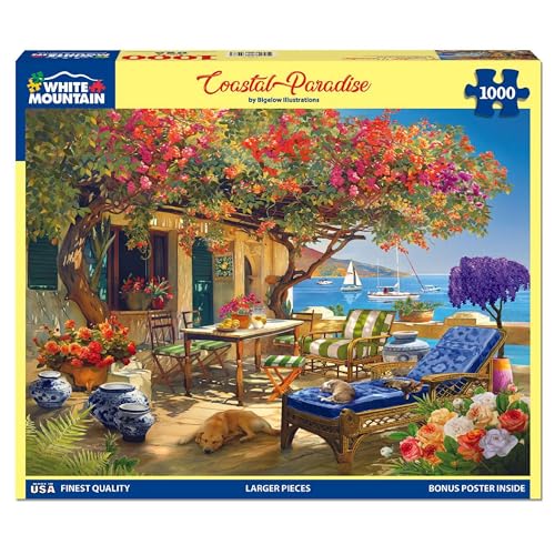 White Mountain Puzzles – Küstenparadies – 1000 Teile Puzzle von White Mountain