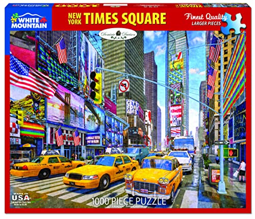 White Mountain Puzzles NY Times Square, 1000 Piece Jigsaw Puzzle von White Mountain