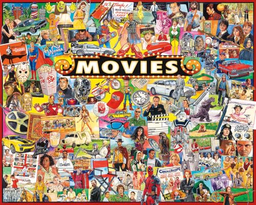 White Mountain Puzzles The Movies - 1000 Piece Jigsaw Puzzle White Mountain Puzzles The Movies - 1000 Piece Jigsaw Puzzle von White Mountain